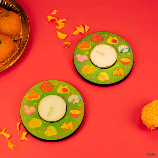 Diya Holder - Mithai Chakri (Pack of 2)