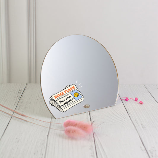 Printed Mirror - You Are Awesome