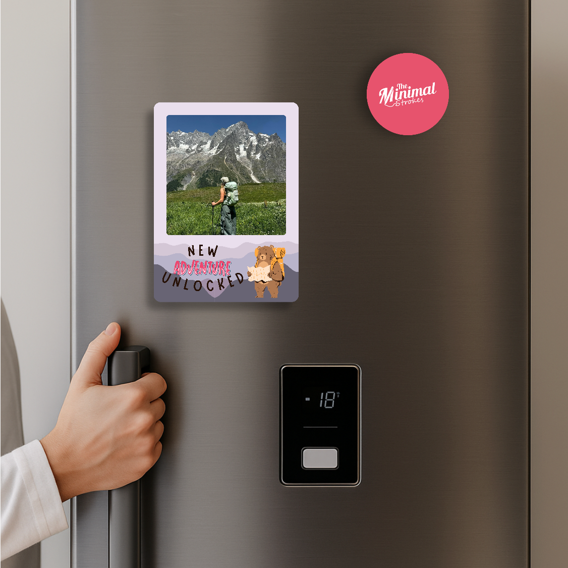 Fridge Magnet - New Adventures Unlocked