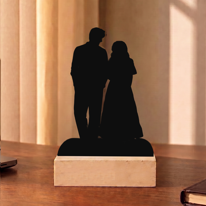 Personalized Couple Photo Caricature –  Full Length (5x9)