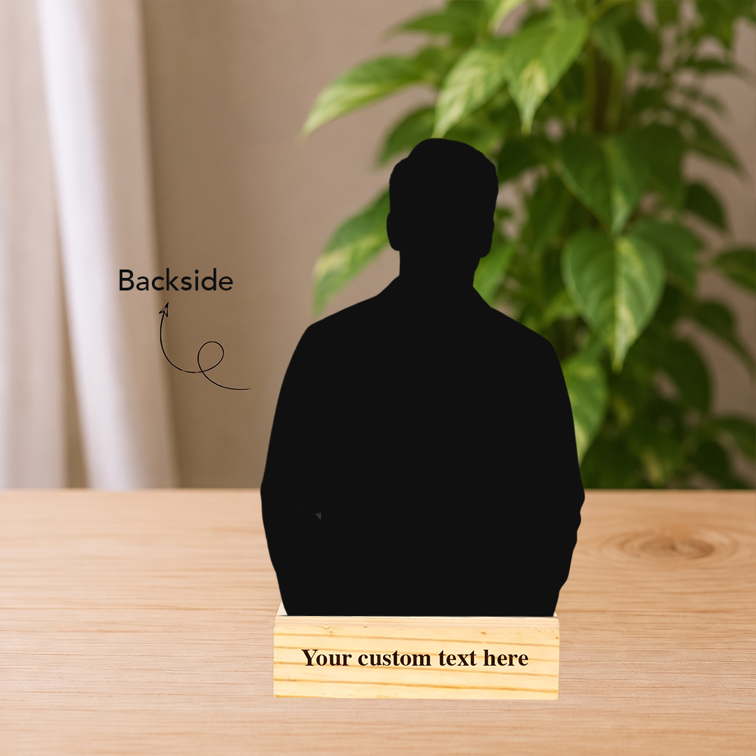 Personalized Photo MDF Standee – Half Torso