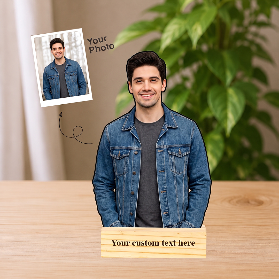 Personalized Photo MDF Standee – Half Torso