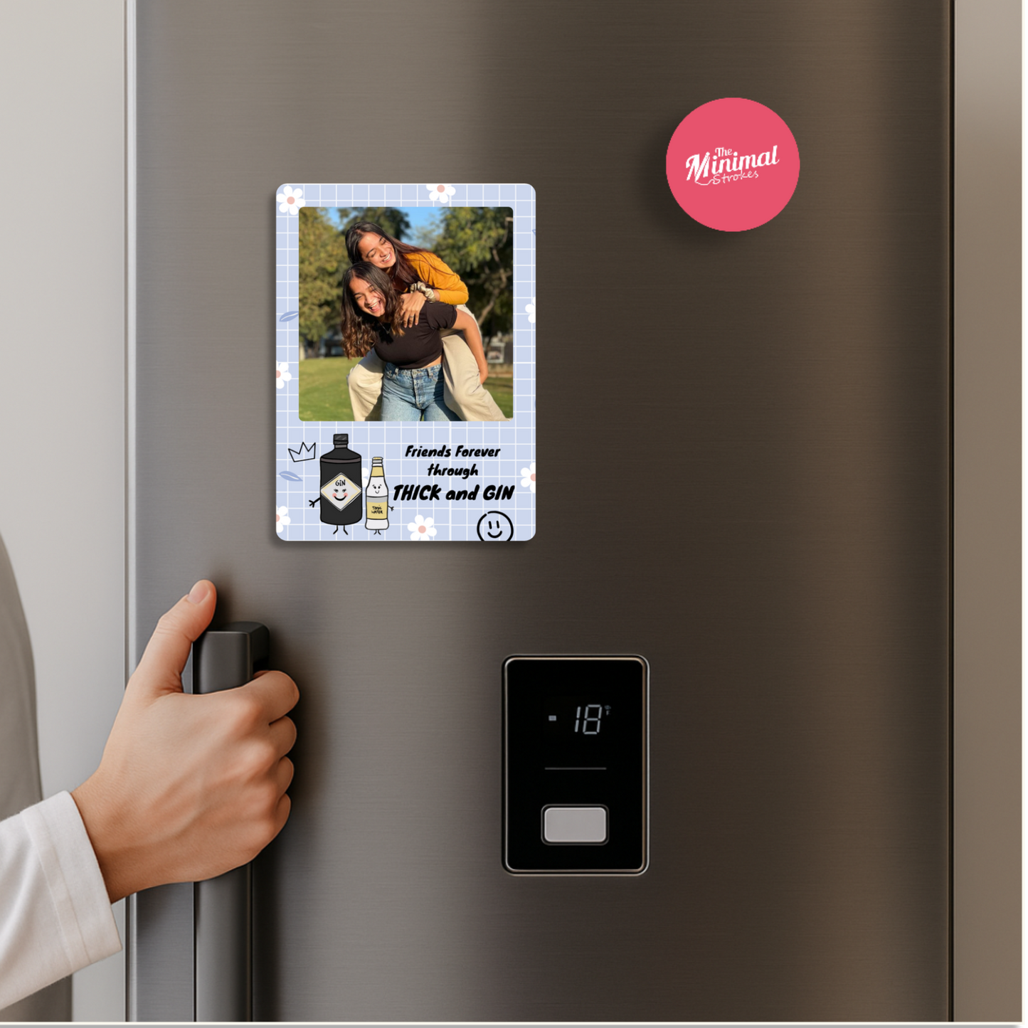 Fridge Magnet - Thick & Gin