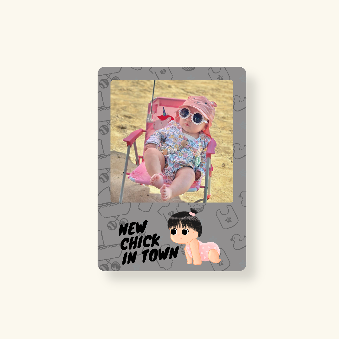 Fridge Magnet - New Chick in Town