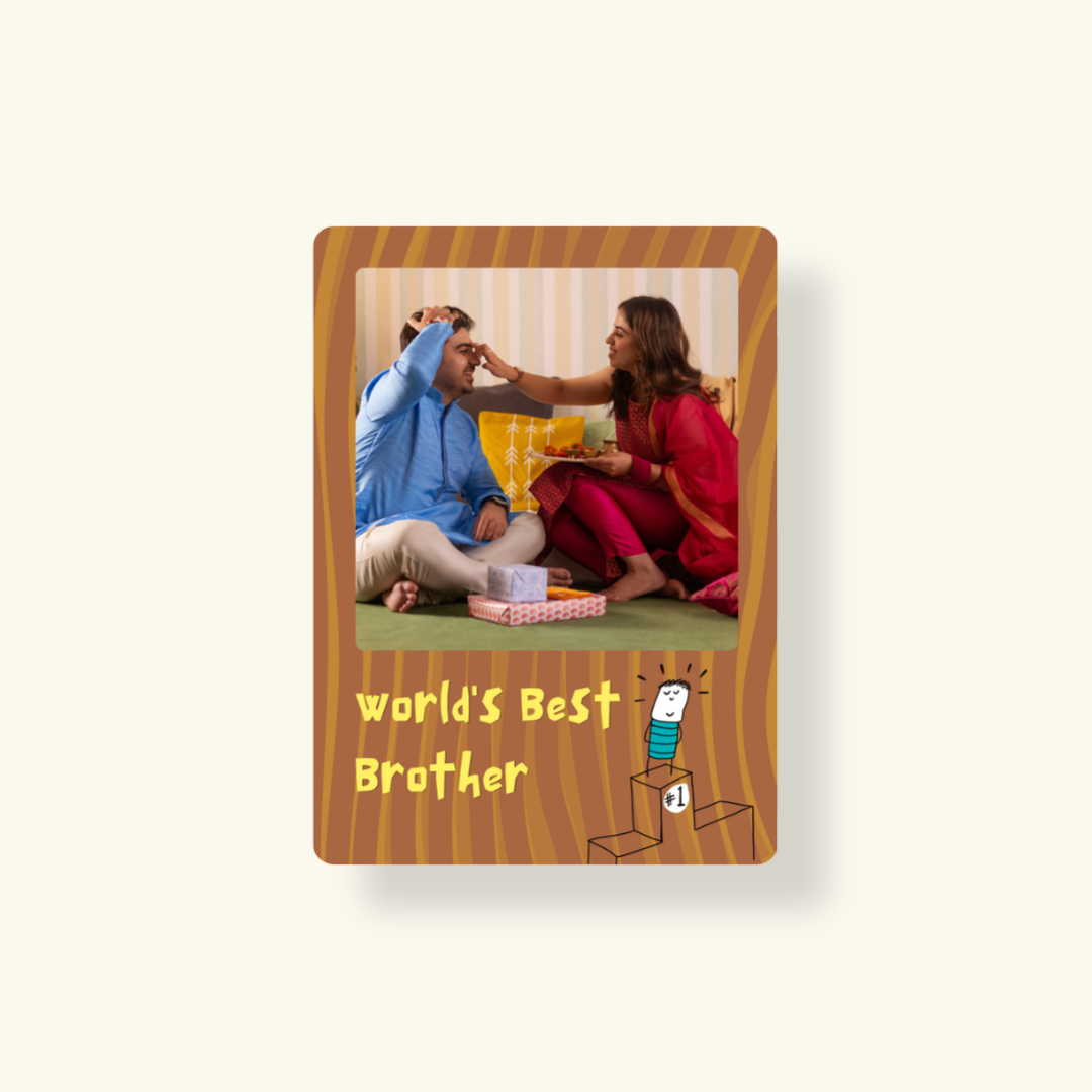 Fridge Magnet - World's Best Brother